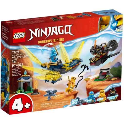 Lego Ninjago 71798 Nya és Arin csatája a kis sárkány ellen