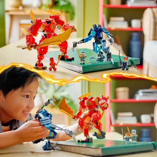 Lego Ninjago 71808 Tűzrobot vs. farkasrobot
