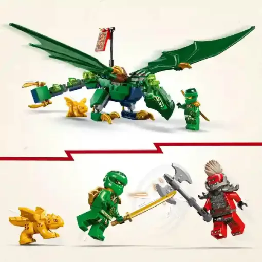 Lego Ninjago 71829 Lloyd zöld erdei sárkánya
