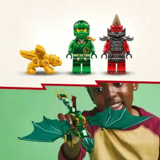 Lego Ninjago 71829 Lloyd zöld erdei sárkánya