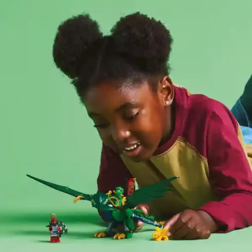 Lego Ninjago 71829 Lloyd zöld erdei sárkánya