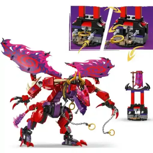 Lego Ninjago 71832 Thunderfang, a káosz sárkánya