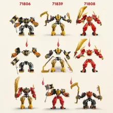 Lego Ninjago 71839 Arin Spinjitzu harci robotja