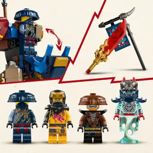Lego Ninjago 71843 Rouge sárkánylovas robotja