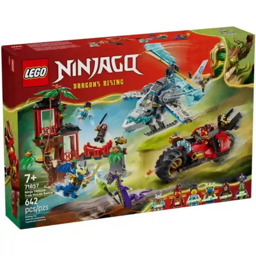 Lego Ninjago 71857 Nindzsajárművek csatája a lombháznál