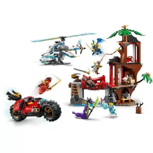 Lego Ninjago 71857 Nindzsajárművek csatája a lombháznál