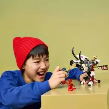 LEGO® Ninjago 71863 Zilvar és Grimtak, a sárkányszörny