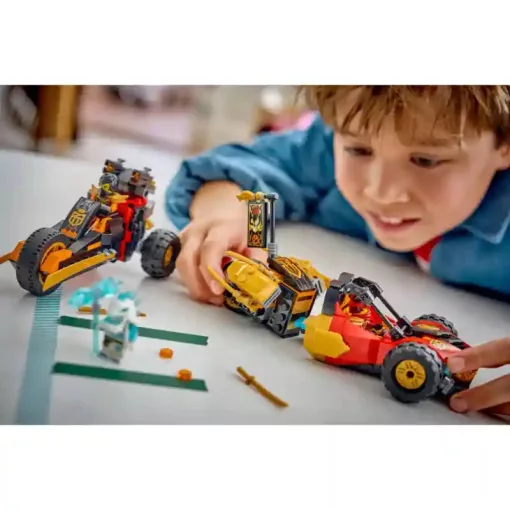LEGO® Ninjago 71864 Kai és Cole kombinálható járművei