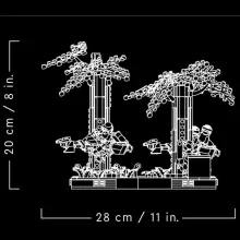 Lego Star Wars 75353 Endor™ sikló üldözés dioráma