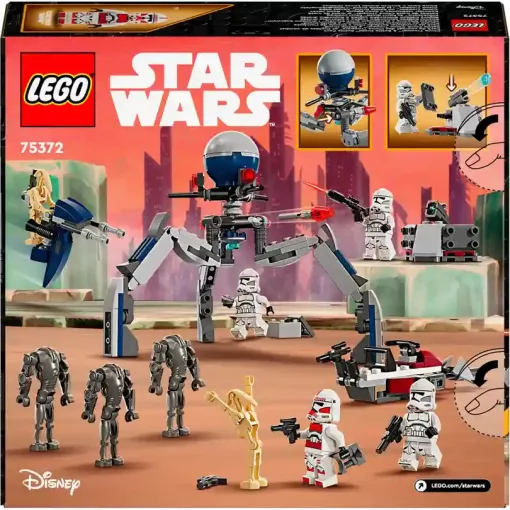 Lego Star Wars 75372 Klónkatona™ és harci droid™ harci csomag