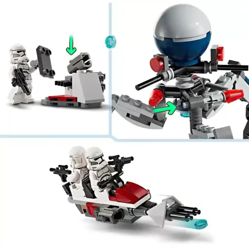 Lego Star Wars 75372 Klónkatona™ és harci droid™ harci csomag