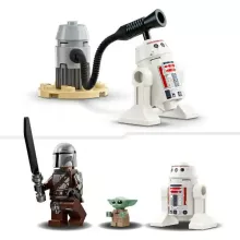 Lego Star Wars 75410 Mando és Grogu N1-es vadászgépe, űrhajó