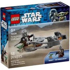 Lego Star Wars 75436 A Mandalóri és Grogu speeder bike-ja
