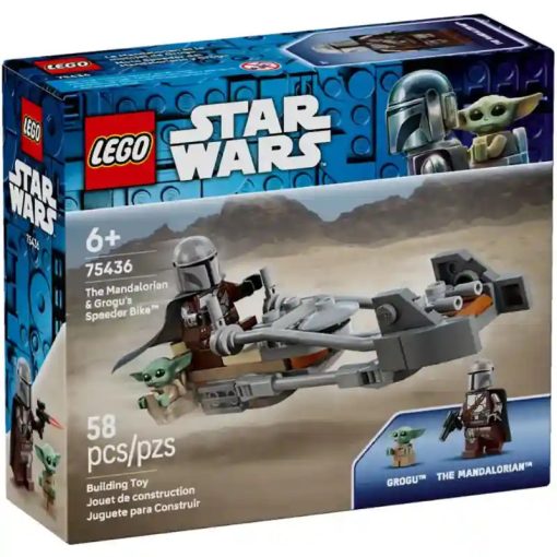Lego Star Wars 75436 A Mandalóri és Grogu speeder bike-ja