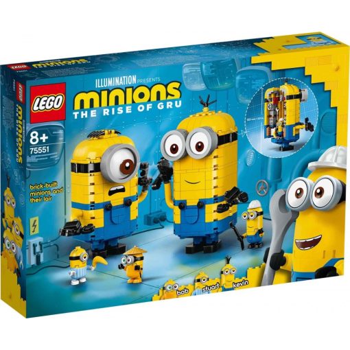 Lego Minions 75551 Kocka minyonok és barlangjuk