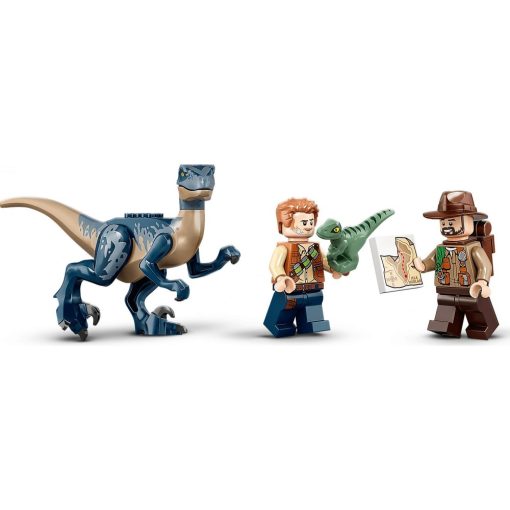 Lego Jurassic World 75942 Velociraptor: Kétfedelű repülőgépes mentőakció