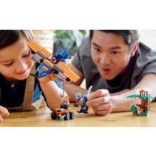 Lego Jurassic World 75942 Velociraptor: Kétfedelű repülőgépes mentőakció