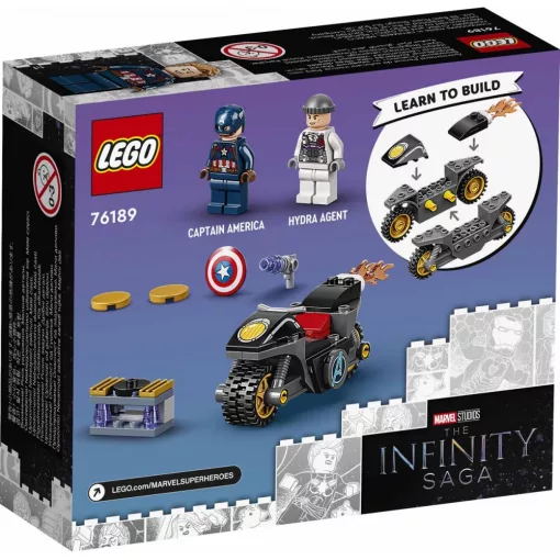 Lego Marvel 76189 Amerika Kapitány és Hydra szemtől szemben