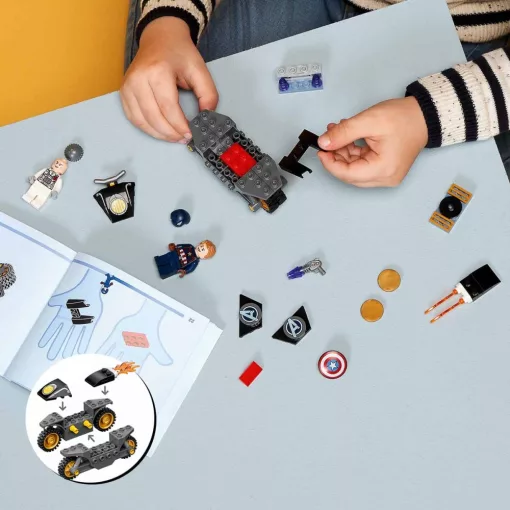Lego Marvel 76189 Amerika Kapitány és Hydra szemtől szemben