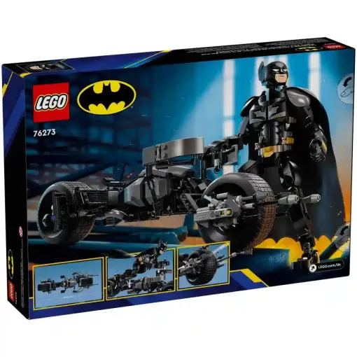 Lego DC Super Heroes 76273 Batman™ építőfigura és a batmotor