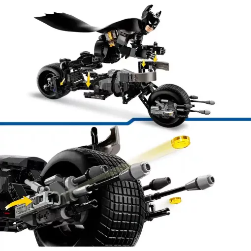 Lego DC Super Heroes 76273 Batman™ építőfigura és a batmotor