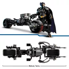 Lego DC Super Heroes 76273 Batman™ építőfigura és a batmotor