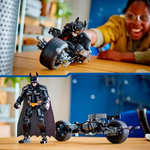 Lego DC Super Heroes 76273 Batman™ építőfigura és a batmotor