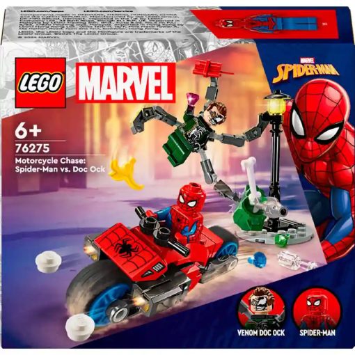 Lego Marvel 76275 Motoros üldözés: Pókember vs. Doktor Oktopusz