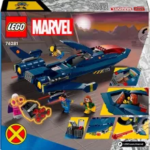 Lego Marvel 76281 X-Men X-Jet repülője