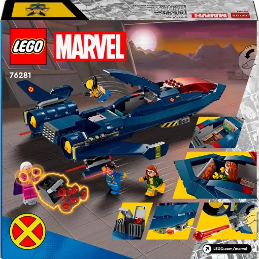 Lego Marvel 76281 X-Men X-Jet repülője