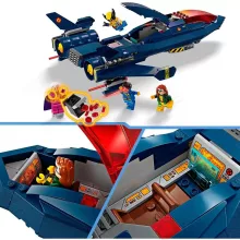 Lego Marvel 76281 X-Men X-Jet repülője