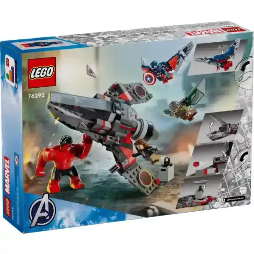 Lego Marvel 76292 Amerika Kapitány vs. Vörös Hulk csata