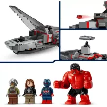 Lego Marvel 76292 Amerika Kapitány vs. Vörös Hulk csata