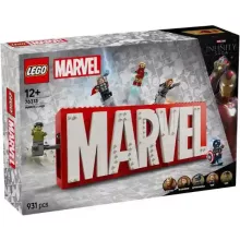 Lego Marvel 76313 MARVEL logó és minifigurák