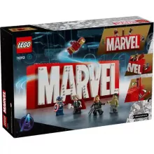 Lego Marvel 76313 MARVEL logó és minifigurák