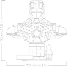 Lego Marvel 76327 Vasember MK4 mellszobor