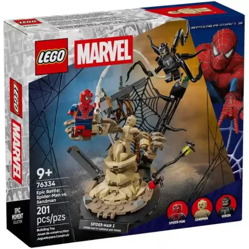 Lego Marvel 76334 Pókember és Homokember csatája
