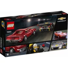 Lego Speed Champions 76903 Chevrolet Corvette C8.R versenyautó és 1969 Chevrolet Corvette autó
