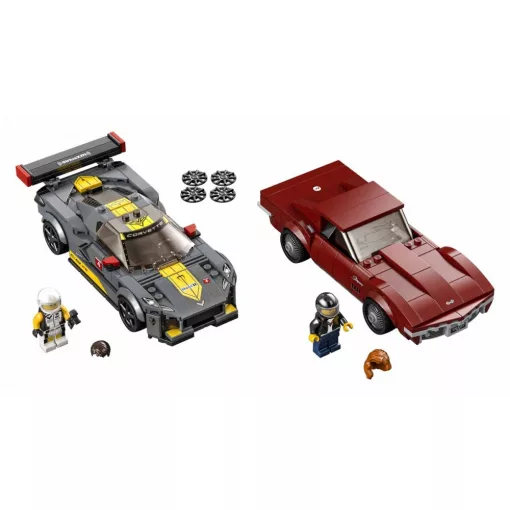 Lego Speed Champions 76903 Chevrolet Corvette C8.R versenyautó és 1969 Chevrolet Corvette autó