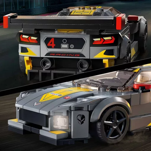 Lego Speed Champions 76903 Chevrolet Corvette C8.R versenyautó és 1969 Chevrolet Corvette autó