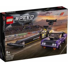   Lego Speed Champions 76904 Mopar Dodge//SRT Top Fuel Dragster és 1970 Dodge Challenger T/A versenyautók