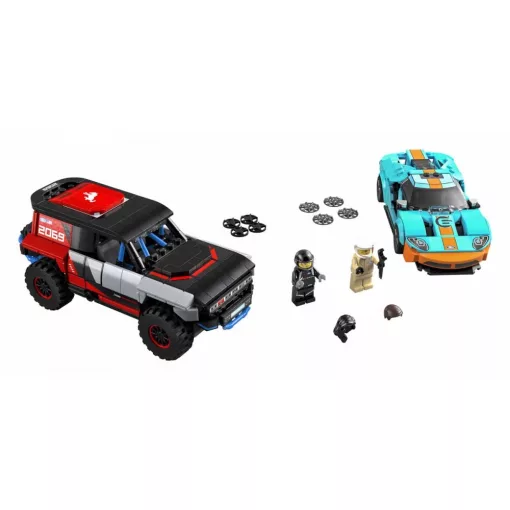 Lego Speed Champions 76905 Ford GT Heritage Edition és Bronco R versenyautók