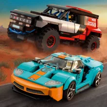 Lego Speed Champions 76905 Ford GT Heritage Edition és Bronco R versenyautók