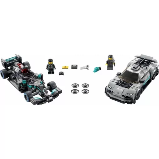 Lego Speed Champions 76909 Mercedes-AMG F1 W12 E Performance y Mercedes-AMG Project One versenyautók