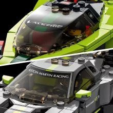 Lego Speed Champions 76910 Aston Martin Valkyrie AMR Pro és Aston Martin Vantage GT3 versenyautók