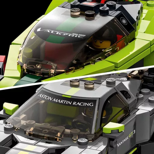 Lego Speed Champions 76910 Aston Martin Valkyrie AMR Pro és Aston Martin Vantage GT3 versenyautók