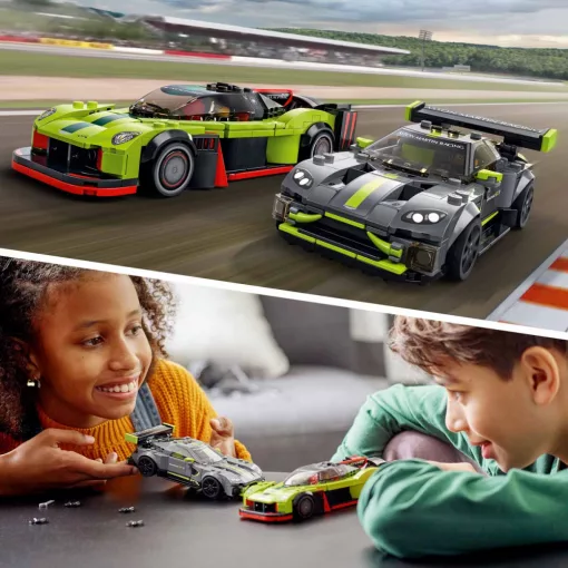 Lego Speed Champions 76910 Aston Martin Valkyrie AMR Pro és Aston Martin Vantage GT3 versenyautók
