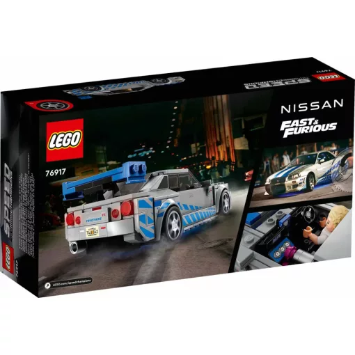 Lego Speed Champions 76917 Halálos iramban: Brian's Nissan Skyline GT-R (R34) autó