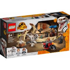   Lego Jurassic World 76945 Atrociraptor dinoszaurusz motoros üldözése