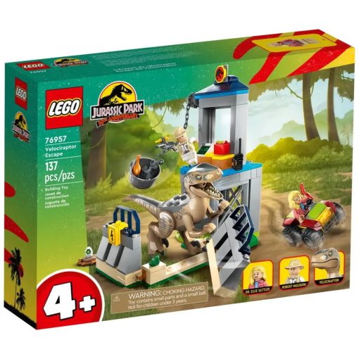 Lego Jurassic World 76957 Velociraptor szökés